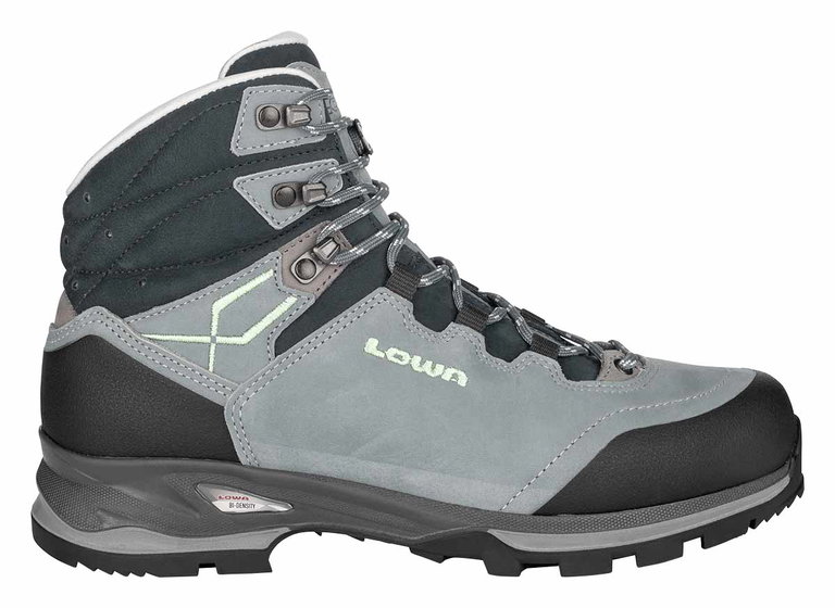 Lowa Wanderschuhe Lady Light LL (Trekking, Nubukleder, Lederfutter) 2024 rauchblau/mintgrün Damen