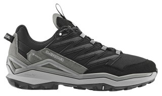 Lowa Wanderschuhe Maddox Pro Low GTX (Fast-Hiking, Textil/Synthetik, wasserdicht) schwarz/grau Herren