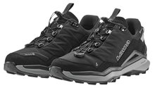 Lowa Wanderschuhe Maddox Pro Low GTX SL (Fast-Hiking, Textil/Synthetik, wasserdicht) schwarz/grau Herren