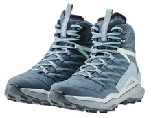 Lowa Wanderschuhe Maddox Mid GTX (All-Terrain, Textil/Synthetik, wasserdicht) rauchblau/grau Damen