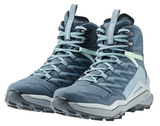 Lowa Wanderschuhe Maddox Mid GTX (All-Terrain, Textil/Synthetik, wasserdicht) rauchblau/grau Damen