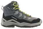 Lowa Wanderschuhe Maddox Pro Mid GTX Junior (Textil/Veloursleder, wasserdicht) schwarz/limone Kinder