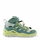 Lowa Wanderschuhe Maddox Pro Mid GTX Velcro Junior (Textil/Veloursleder, Klett­ver­schluss, wasserdicht) rauchgrün/mintgrün Kinder