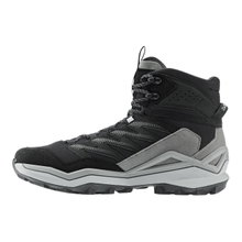 Lowa Wanderschuhe Maddox Pro LT GTX Mid (Fast-Hiking, Textil/Synthetik, wasserdicht) schwarz/grau Herren