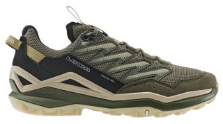 Lowa Wanderschuhe Maddox Pro Low (Fast-Hiking, Textil/Synthetik) schwarz/olive Herren