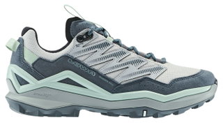 Lowa Wanderschuhe Maddox Pro Low (Fast-Hiking, Textil/Synthetik) schiefergrau/blau Damen
