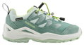 Lowa Wanderschuhe Maddox Pro Low GTX Junior (Textil/Veloursleder, wasserdicht) rauchgrün/mintgrün Kinder