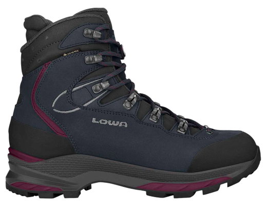 Lowa Wanderschuhe Mauria Evo GTX (Nubukleder) 2025 navyblau/braun Damen