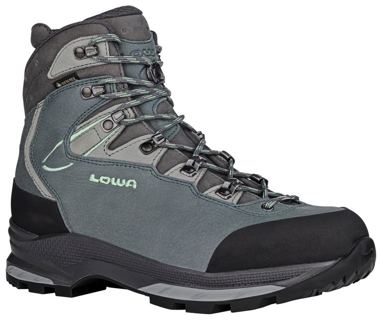 Lowa Wanderschuhe Mauria Evo GTX (Nubukleder) rauchgrün/jadegrün Damen
