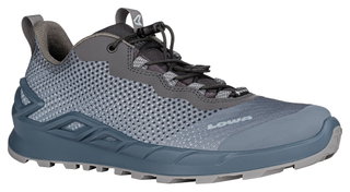 Lowa Wanderschuhe Merger Low GTX (Multifunktion, Synthetik/Textil, wasserdicht) hellblau/petrol Damen