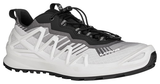 Lowa Wanderschuhe Merger Low GTX (All-Terrain, Synthetik/Textil, wasserdicht) weiss/schwarz Herren