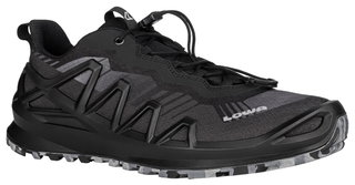 Lowa Wanderschuhe Merger Low GTX (All-Terrain, Synthetik/Textil, wasserdicht) schwarz Herren