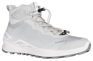 Lowa Wanderschuhe Merger Mid GTX (Multifunktion, Synthetik/Textil, wasserdicht) weiss/hellgrau Damen