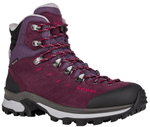 Lowa Wanderschuhe Randir Mid GTX (Trekking, Veloursleder, wasserdicht) graperot/beere Damen