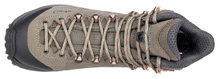 Lowa Wanderschuhe Randir Mid GTX (Trekking, Veloursleder, wasserdicht) steinbraun/petrol Damen