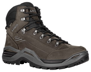 Lowa Wanderschuhe Renegade EVO Mid GTX (All-Terrain, Nubukleder, wasserdicht) dunkelbraun/schwarz Herren