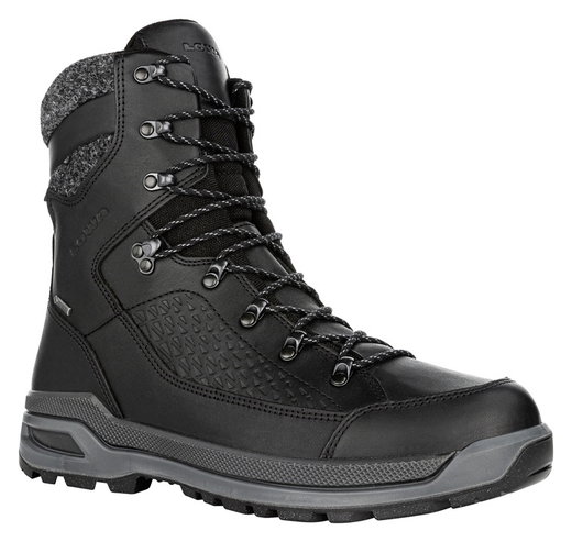 Lowa Wanderschuhe Renegade Evo Ice GTX (Winter, Glattleder, wasserdicht) schwarz Herren
