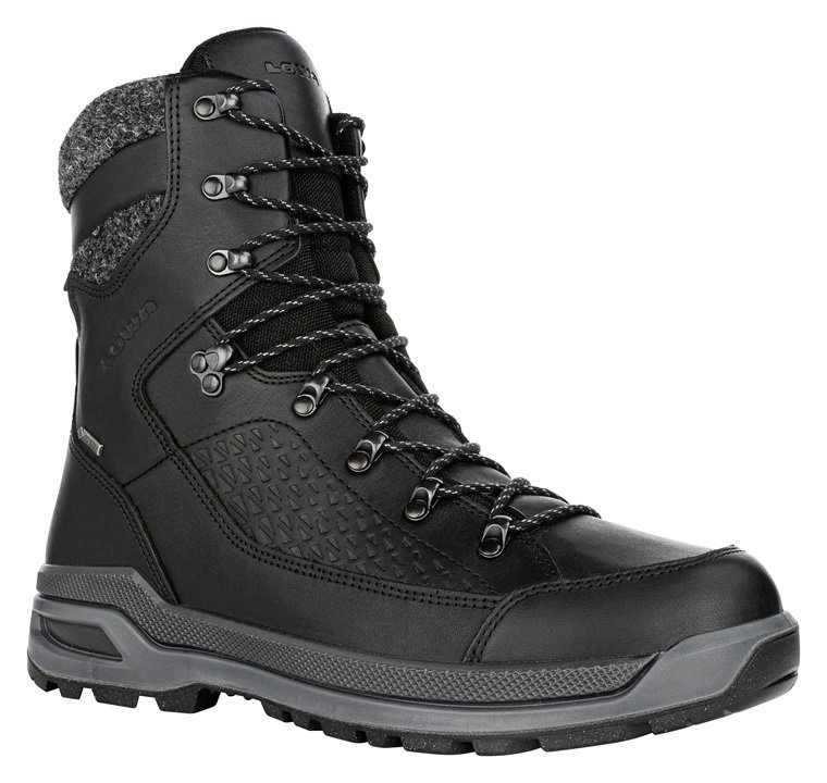Lowa Wanderschuhe Renegade Evo Ice GTX (Winter, Glattleder, wasserdicht) schwarz Herren