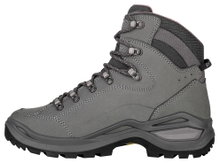 Lowa Wanderschuhe Renegade Evo Mid GTX (All-Terrain, Nubukleder, wasserdicht) graphitegrau/rosa Damen