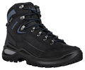 Lowa Wanderschuhe Renegade Evo Mid GTX (All-Terrain, Nubukleder, wasserdicht) schwarz/blau Damen