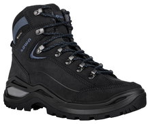 Lowa Wanderschuhe Renegade Evo Mid GTX (All-Terrain, Nubukleder, wasserdicht) schwarz/blau Damen