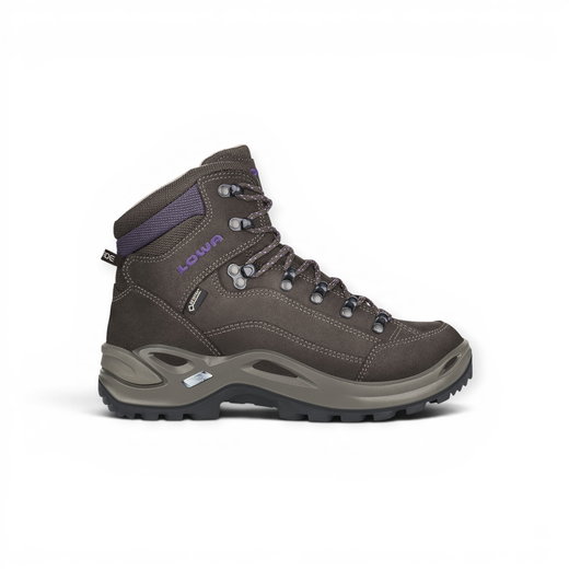 Lowa buty trekkingowe Renegade Mid GTX (wszechstronne, nubuk, wodoodporne) 2024 szary brąz/brombera damskie