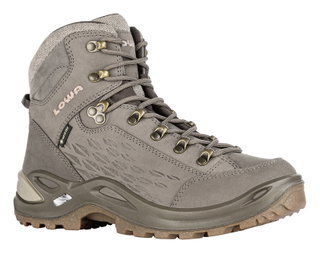 Lowa Wanderschuhe Renegade Warm Mid GTX (Nubukleder, wasserdicht) steinbraun/braun Damen