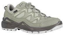 Lowa Wanderschuhe Sirkos Evo Low GTX (Veloursleder/Textil, wasserdicht) seegrasgrün/mintgrün Damen