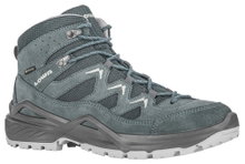 Lowa Wanderschuhe Sirkos Evo Mid GTX (wasserdicht) jeansblau/grau Damen