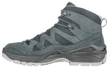 Lowa Wanderschuhe Sirkos Evo Mid GTX (Veloursleder/Textil, wasserdicht) jeansblau/grau Damen