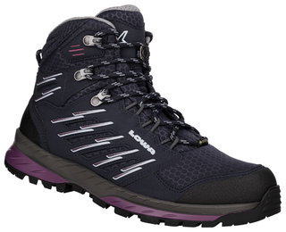 Lowa Wanderschuhe Trek Evo Mid GTX (Trekking, Synthetik/Textil, wassderdicht) navyblau/beere Damen