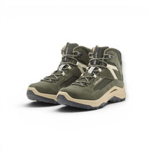 Lowa Wanderschuhe Ventierra QC GTX (Veloursleder/Textil, wasserdicht) olivgrün/beige Damen