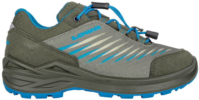 Lowa Wanderschuhe Zirrox II GTX Low Junior (Multifunktion, wasserdicht) 2025 olive/skyblue Kinder