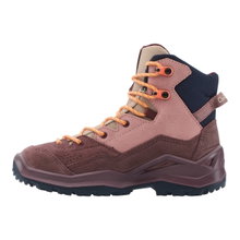 Lowa Wanderschuhe Wandax Mid GTX (Veloursleder/Synthetik, wasserdicht) altrosa Kinder