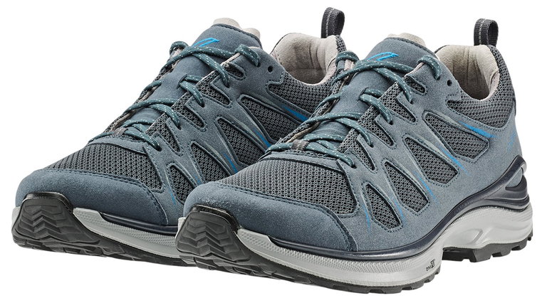 Lowa Wandersschuhe Innox Evo II Low (Multifunktion, Synthetik/Textil) stahlblau/ocean Herren
