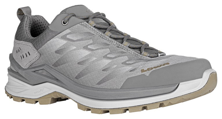 Lowa Wandersschuhe Ferrox GTX Low (Textil/Synthetik, wasserdicht) graphitegrau/braun Herren