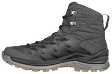 Lowa Wandersschuhe Ferrox Mid GTX (Multifunktion, Textil/Synthetik, wasserdicht) anthrazitgrau/braun Herren