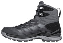 Lowa Wandersschuhe Ferrox Mid GTX (Multifunktion, Textil/Synthetik, wasserdicht) schwarz/anthrazitgrau Herren