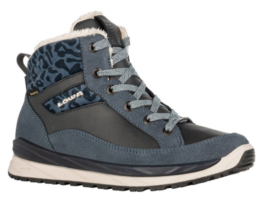 Lowa Winter-Travelschuhe Alvera GTX (Veloursleder, wasserdicht) navyblau Damen