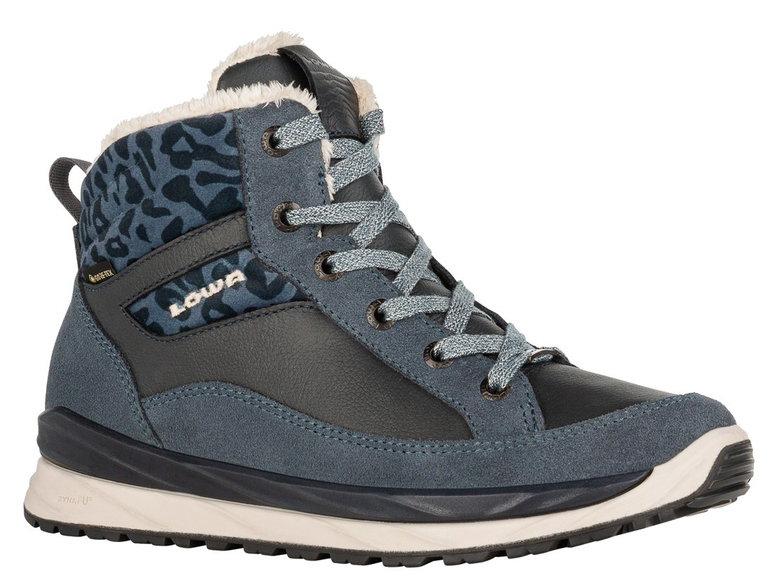 Lowa Winter-Travelschuhe Alvera GTX (Veloursleder, wasserdicht) navyblau Damen