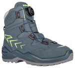 Lowa Winterschuhe Firo GTX (Textil/Synthetik, wasserdicht) petrol/mintgrün Kinder