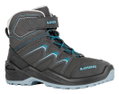 Lowa Winterschuhe Maddox Warm GTX Kid (wasserdicht) graphitgrau/aquamarin Kinder