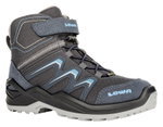 Lowa Winterschuhe Maddox Warm Mid GTX (Textil/Synthetik, wasserdicht) 2024 stahlblau Kleinkinder