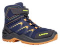 Lowa Winterschuhe Maddox Warm Mid GTX (Textil/Synthetik, wasserdicht) 2024 navyblau/orange Kleinkinder