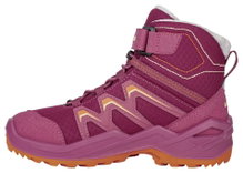 Lowa Winterschuhe Maddox Warm Mid GTX (Textil/Synthetik, wasserdicht) 2024 pink/orange Mädchen