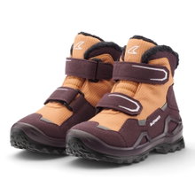 Lowa buty zimowe Milo Evo GTX High (rzep, tekstylia/synteza, wodoodporne) 2026 bordowy/ton dziecięce