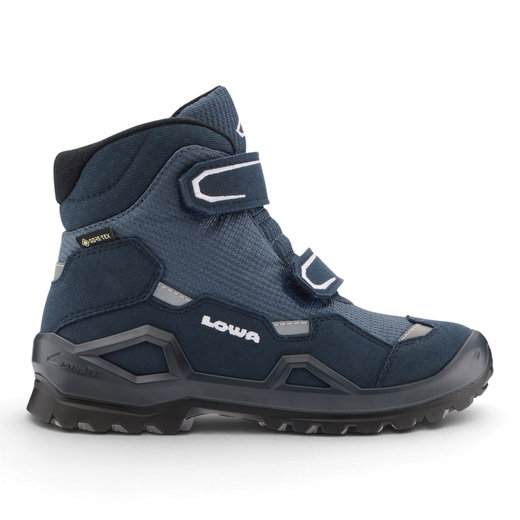 Lowa Winterschuhe Milo Evo GTX High (Klettverschluss, Textil/Synthetik, wasserdicht) 2026 blau/navy Kleinkinder