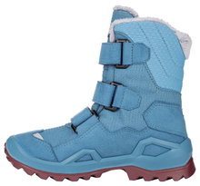 Lowa Winterschuhe Milo Evo GTX High (Textil/Synthetik, wasserdicht) türkisblau Kinder