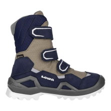 Lowa Winter Shoes Milo Evo GTX High (Textile/Synthetic, waterproof) navy blue/dune children