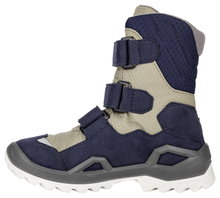 Lowa buty zimowe Milo Evo GTX High (tekstylia/synteza, wodoodporne) granatowy/piaskowy Dziecięce